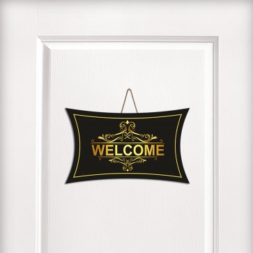 Frame Welcome Tasarım MDF Kapı ve Duvar Süsü