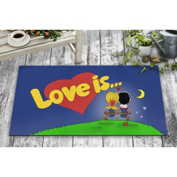 Love is Tasarım Kapı Önü ve Ev İçi Paspas 45x75 cm