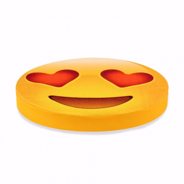 Aşık Emoji Tasarım Daire Minder Ø40