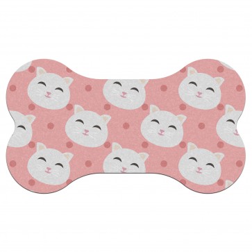Cute Tasarım Baskılı Evcil Hayvan Mama Paspası