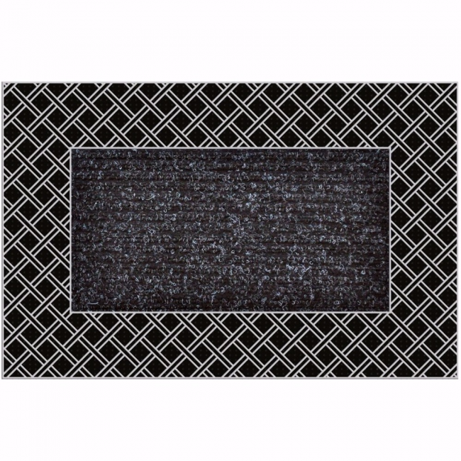 Rattan Kapi Onu Paspas Halili 45x70 Cm Gumus Paspaslar Evim Olunca
