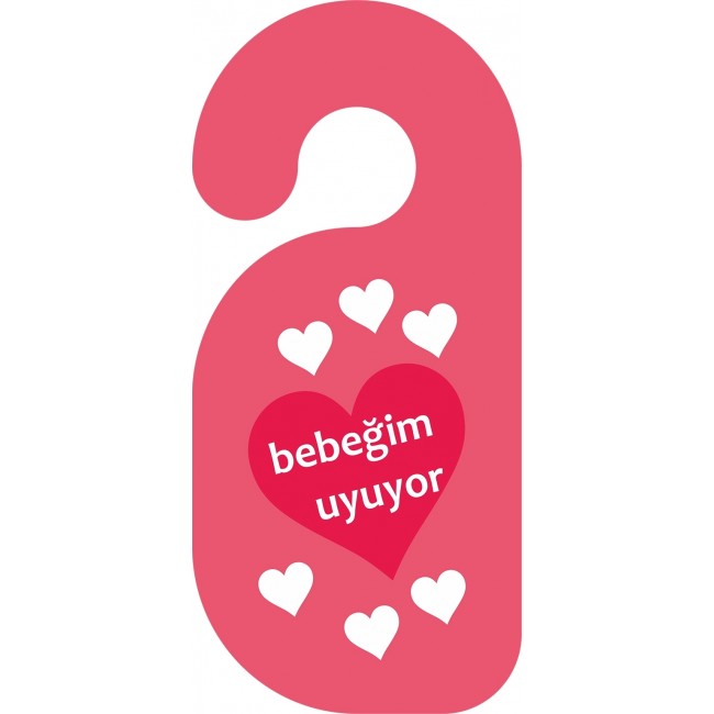 Bebegim Uyuyor Tasarim Mdf Uyari Askisi Kapi Ve Duvar Susu Ahsap Aksesuarlar Evim Olunca