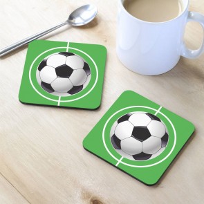 Futbol Tasarım MDF Bardak Altlığı 10x10 cm