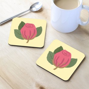Lale Tasarım MDF Bardak Altlığı 10x10 cm