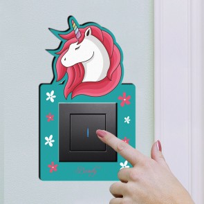 Unicorn Tasarım Ahşap Anahtar Priz Çerçevesi