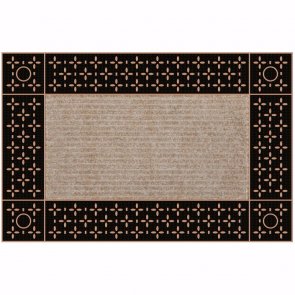 Polaris Kapı Önü Paspas Halılı 45x70 cm Bronz