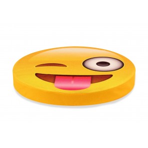 Şımarık Emoji Tasarım Daire Minder Ø40