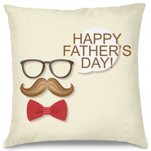 Happy Father's Day Tasarım Kırlent Yastık 40x40 cm