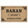 Kişiye Özel Aile Tasarım Kapı Önü ve Ev İçi Paspas 45x75 cm