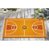 Basketbol Tasarım Kapı Önü ve Ev İçi Paspas 45x75 cm