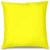 Neon Sarı Tasarım Kırlent Yastık 40x40 cm